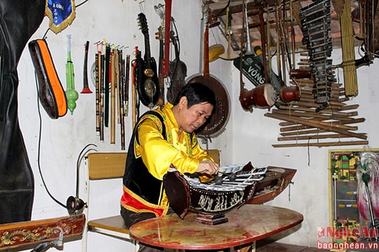 Nghệ An: Bộ sưu tập nhạc cụ độc đáo 'có một không hai'