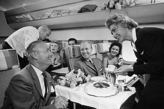 Thèm nhỏ dãi trước những bữa ăn trên máy bay