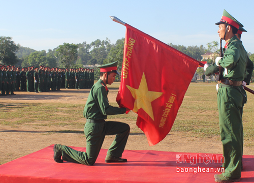 Lễ tuyên thệ chiến sỹ mới đợt 1 năm 2016
