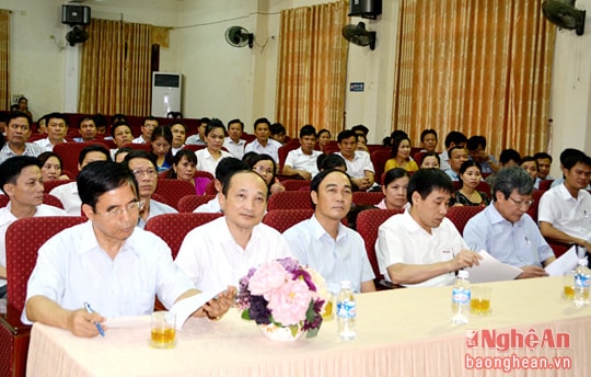 Khai giảng lớp Cao cấp lý luận chính trị hệ không tập trung tỉnh Nghệ An (2016-2018)