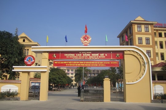 Trường cao đẳng nghề số 4 - Bộ quốc phòng: Thông báo tuyển sinh
