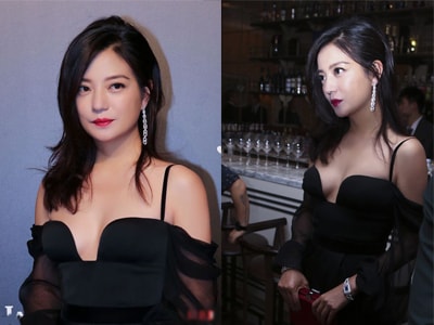 Triệu Vy diện mốt đồ ngủ đi dự Liên hoan phim