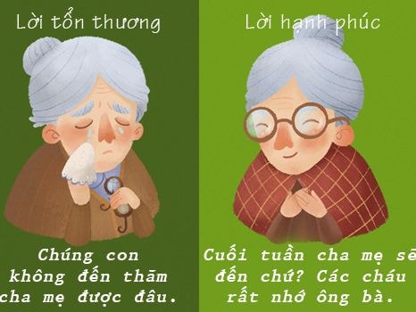 Đừng làm cha mẹ buồn vì những lời nói khó nghe