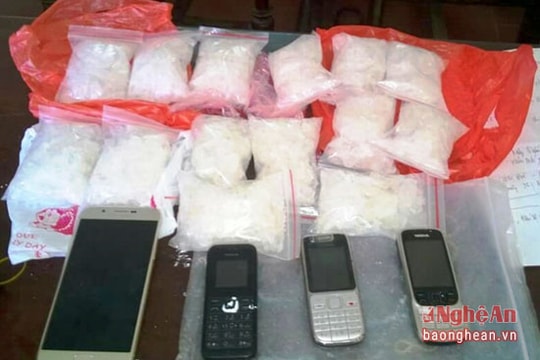 Đánh sập đường dây đưa ma túy từ Hà Nội về Vinh tiêu thụ