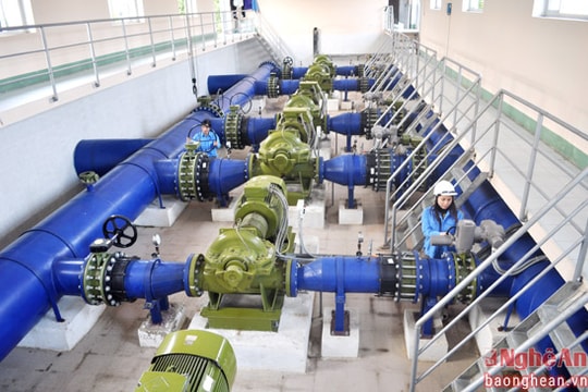 Nhà máy cấp nước sạch công nghệ hiện đại ở TP Vinh