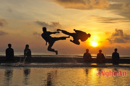 Những hình ảnh ấn tượng của võ sinh Việt võ đạo xứ Nghệ