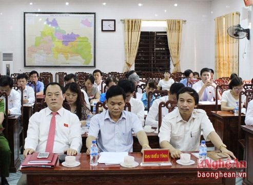 Ông Lê Tiến Trị trúng cử Chủ tịch HĐND thị xã Thái Hòa