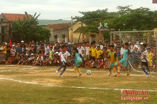 Hoàng Mai Bế mạc giải bóng đá TN- NĐ lần thứ III