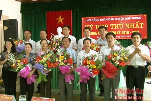 Ông Lữ Đình Thi được bầu giữ chức Chủ tịch HĐND huyện Quế Phong