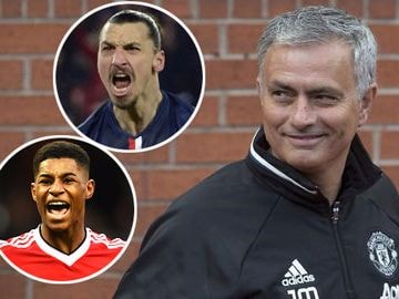 Mourinho đắc ý với song sát Ibra - Rashford