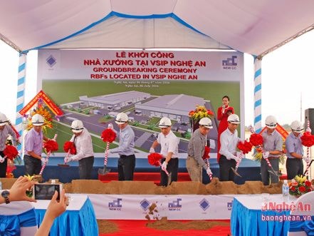 Khởi công nhà xưởng tại VSIP Nghệ An