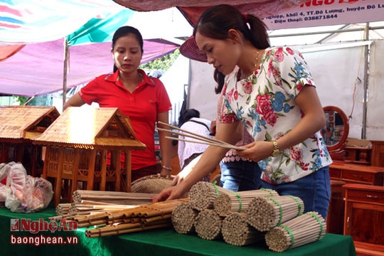 Đặc sản vùng cao Nghệ An có mặt tại Hội chợ hàng Việt Nam