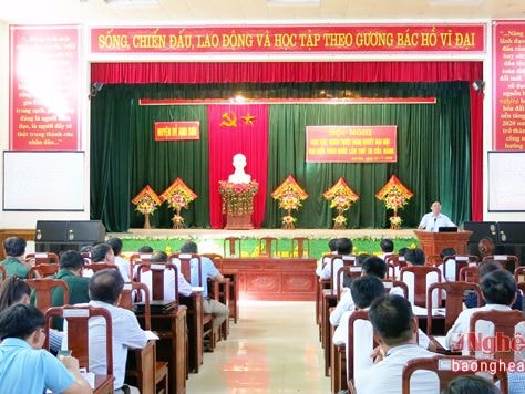 Anh Sơn, Yên Thành quán triệt, triển khai Nghị quyết Đại hội XII của Đảng