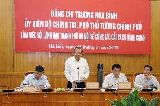 Phó Thủ tướng: Cán bộ vòi vĩnh, dân kêu nhiều lắm