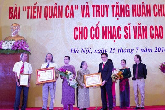 Bài 'Tiến quân ca' chính thức trở thành tài sản chung của đất nước