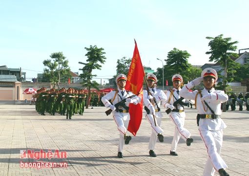 Sôi nổi hội thi điều lệnh, võ thuật CAND năm 2016