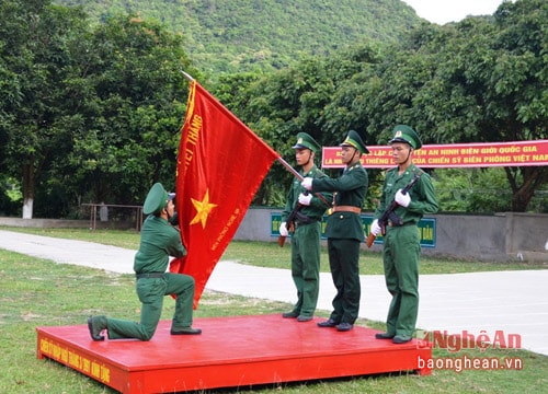 BĐBP Nghệ An tổ chức lễ tuyên thệ chiến sỹ mới