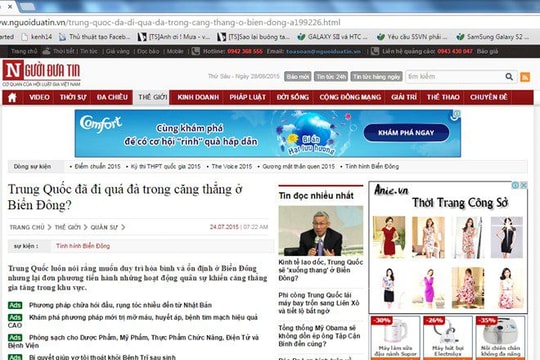 Giật tít trên báo điện tử: Vấn đề đáng quan tâm