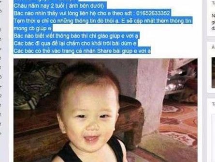 2 đối tượng bắt cóc bé trai 2 tuổi để tống tiền