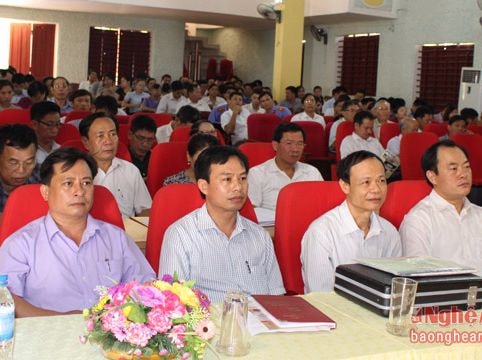 Thị xã Thái Hòa, Hoàng Mai quán triệt, triển khai thực hiện Nghị quyết Đại hội XII của Đảng