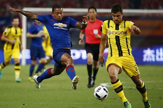 Man Utd 1-4 Dortmund: Quỷ đỏ thất thế