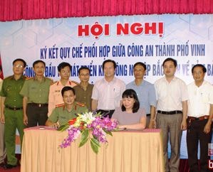 Nghệ An: Ký kết đảm bảo ANTT tại Khu công nghiệp Bắc Vinh