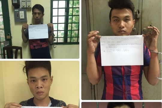 Bắt nhóm dùng roi điện, mã tấu cướp giật