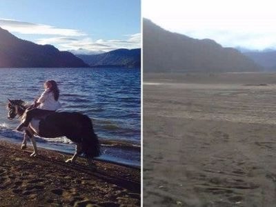 Hồ rộng 1.400 hecta ở Chile biến mất sau một đêm