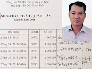 Cán bộ xã giả chữ ký gia đình liệt sỹ chiếm đoạt 52 triệu đồng