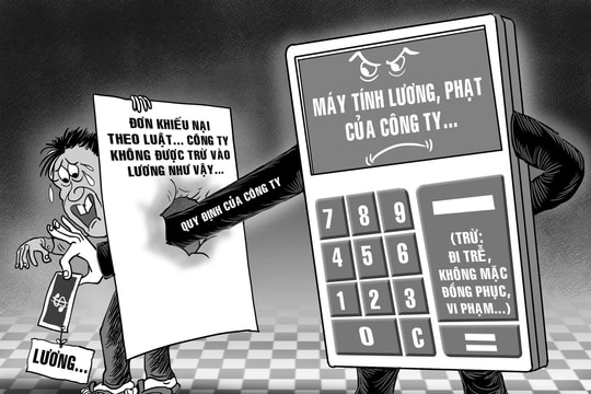 Đi trễ bị trừ lương, có đúng luật?