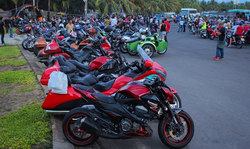 Hàng trăm môtô 'khủng' tụ hội tại Đà Nẵng