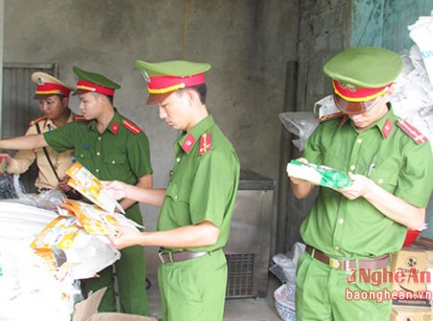 Nghệ An: Phát hiện 141 đối tượng vi phạm về an toàn vệ sinh thực phẩm