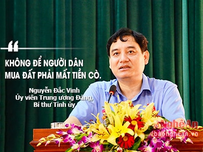 Bí thư Tỉnh ủy Nguyễn Đắc Vinh chỉ đạo xử lý 'cò' lộng hành trong đấu giá đất