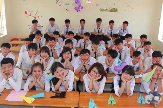 Lớp học trường làng 100% đậu đại học