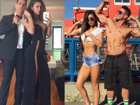 Cặp đôi mê gym nổi tiếng với thân hình 6 múi sexy