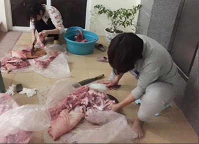 Bà nội trợ đã có thể truy nguồn gốc thịt heo an toàn