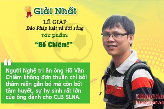 Giới thiệu 3 tác giả đạt giải lần thứ 4 cuộc thi 'SLNA – Niềm tự hào xứ Nghệ'