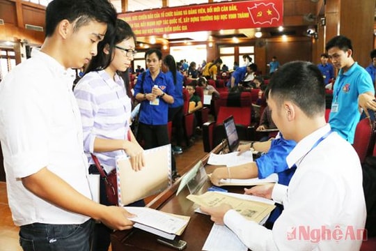 Chi tiết điểm chuẩn nguyện vọng 1 Trường Đại học Vinh