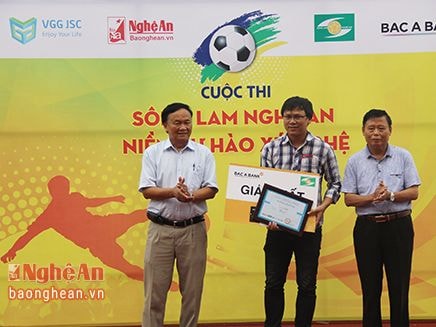 Trao giải đợt 4 cuộc thi 'Sông Lam Nghệ An - niềm tự hào xứ Nghệ'