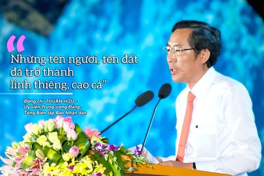 Những tên người, tên đất đã trở thành linh thiêng, cao cả