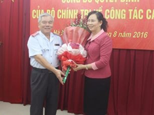 Bà Lê Thị Thủy giữ chức phó chủ nhiệm Ủy ban Kiểm tra Trung ương