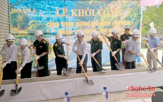 Khởi công xây dựng đường Khe Kiền - Na Ngoi