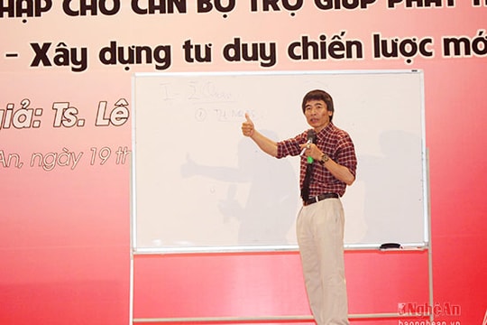 TS. Lê Thẩm Dương: Cán bộ, đảng viên cần xây dựng tư duy chiến lược mới