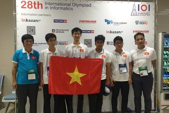 Việt Nam giành hai Huy chương Vàng Olympic Tin học quốc tế
