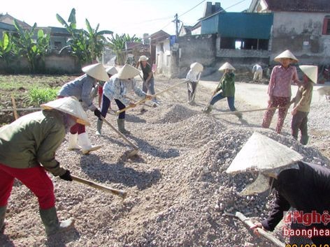 'Dân vận khéo' trong xây dựng nông thôn mới ở Quỳnh Văn