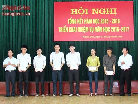 Nghĩa Đàn: 9 em đạt học sinh giỏi Quốc gia