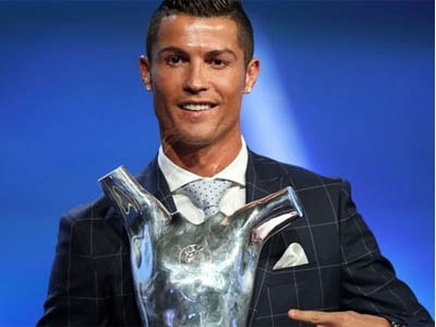 Ronaldo giành giải cầu thủ hay nhất châu Âu