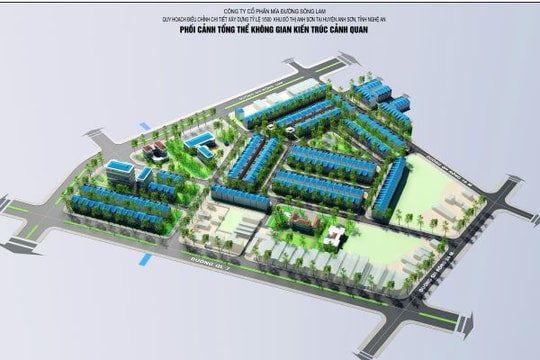 Khu đô thị Anh Sơn - Điểm nhấn quy hoạch phía Tây Nam