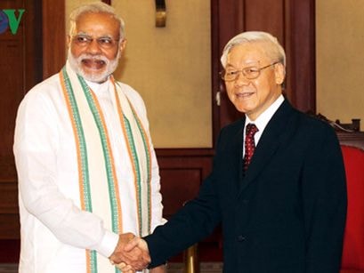 Tổng Bí thư Nguyễn Phú Trọng: Việt Nam luôn coi trọng quan hệ hữu nghị với Ấn Độ