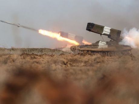 Pháo phản lực nhiều nòng của Nga có ưu thế vượt bậc